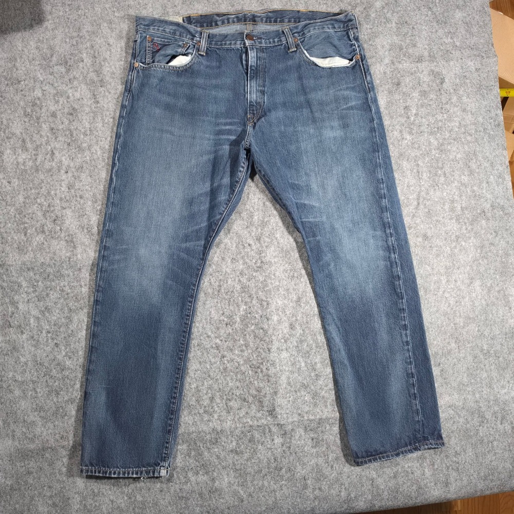 Polo Ralph Lauren Hampton Straight Jeans Mens 40x32 Blue Denim Medium Wash